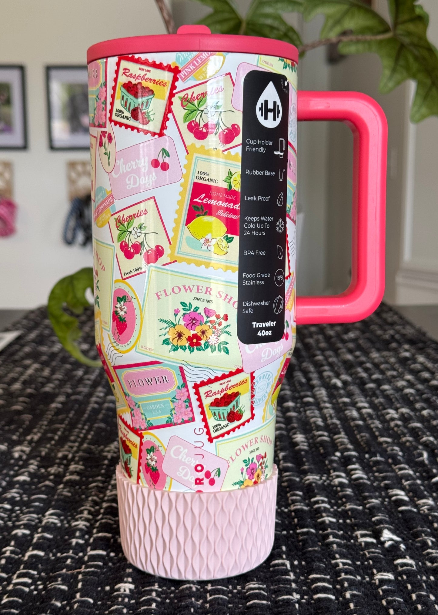 Soft Pink | Waves Texture | Silicone Boot