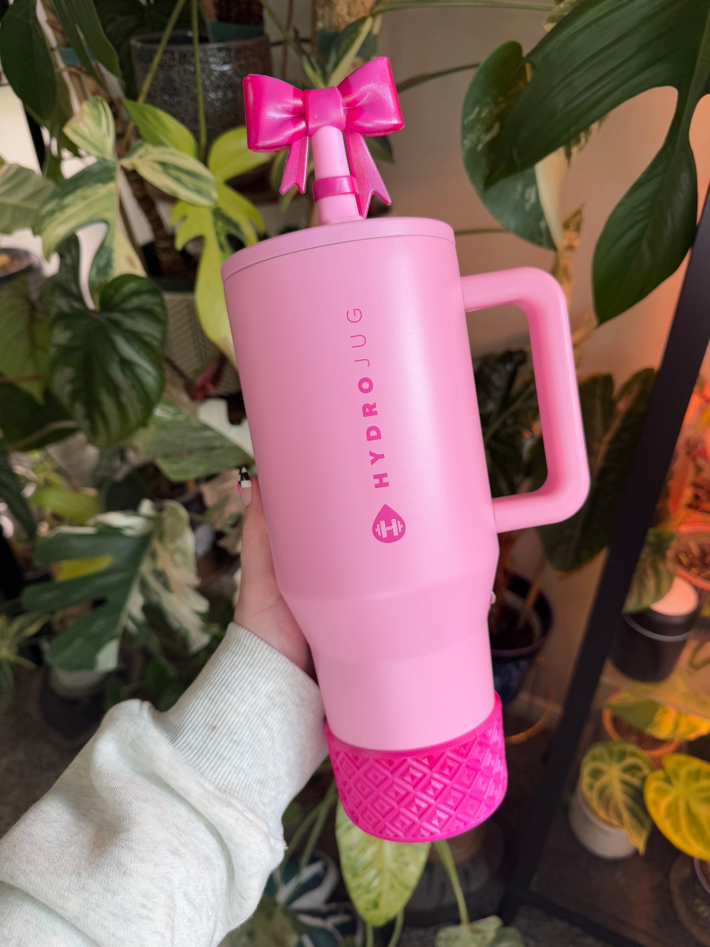 Pink on Pink Shimmer Swirl | Diamond | Silicone Boot