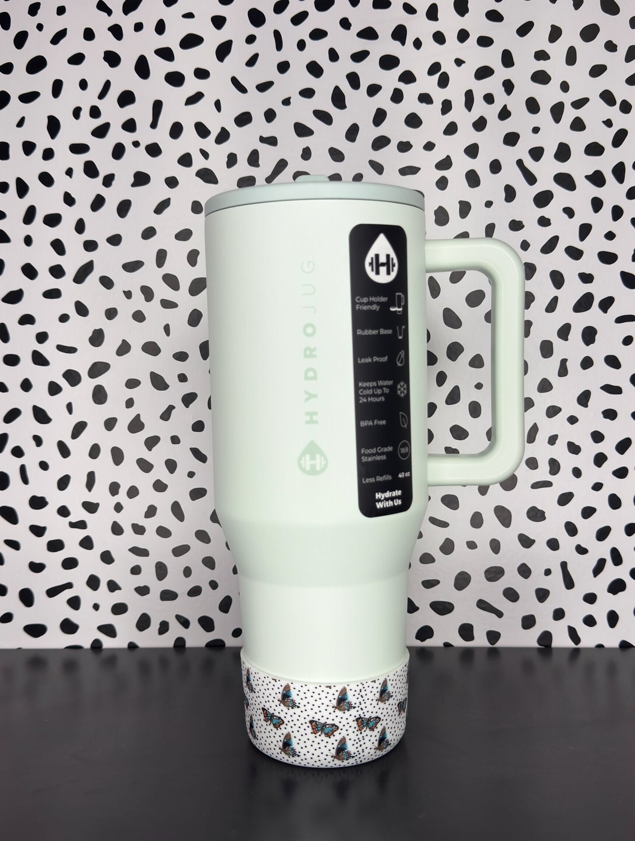 Polka Dot Butterflies | Silicone Boot