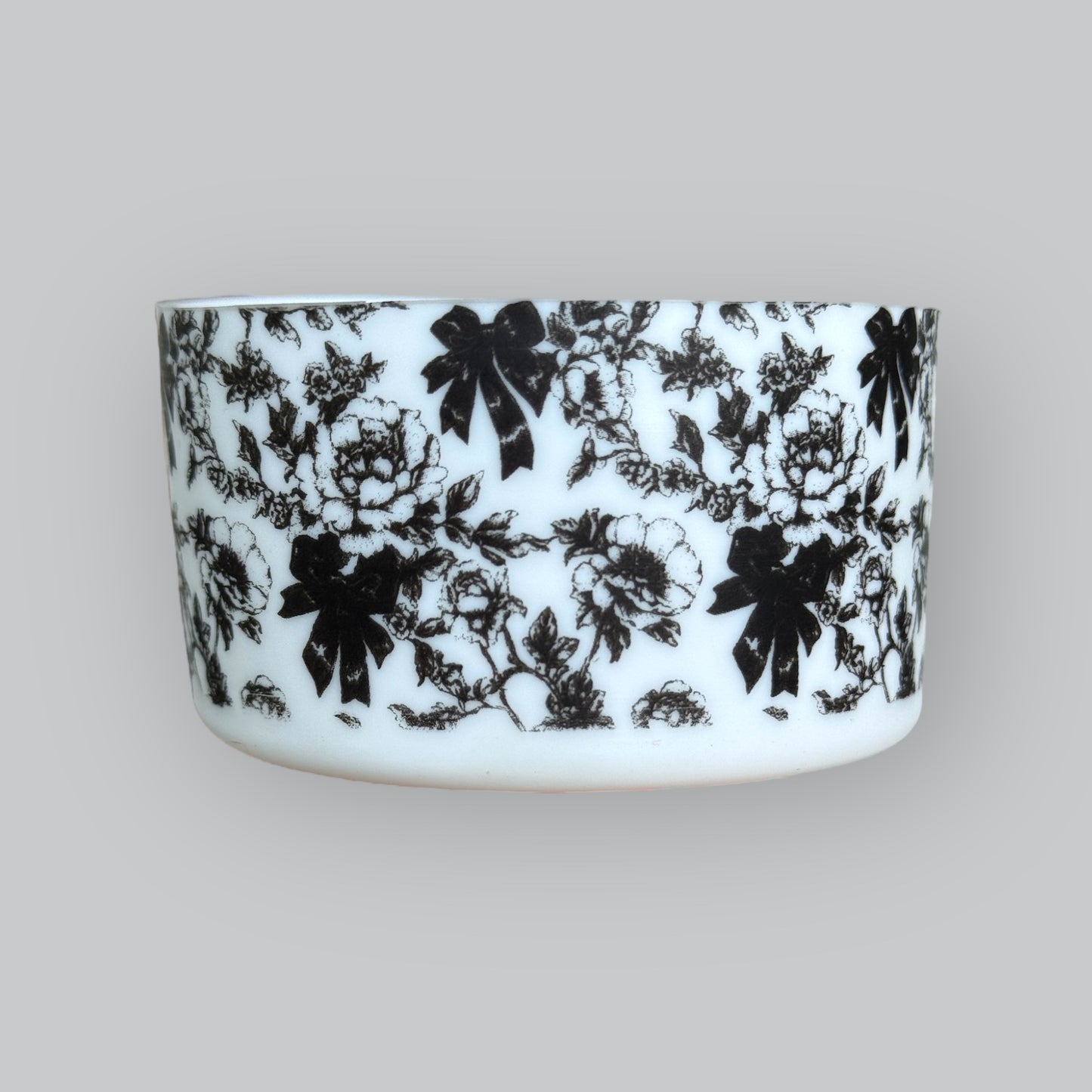 Dark Floral and Bows | Silicone Boot