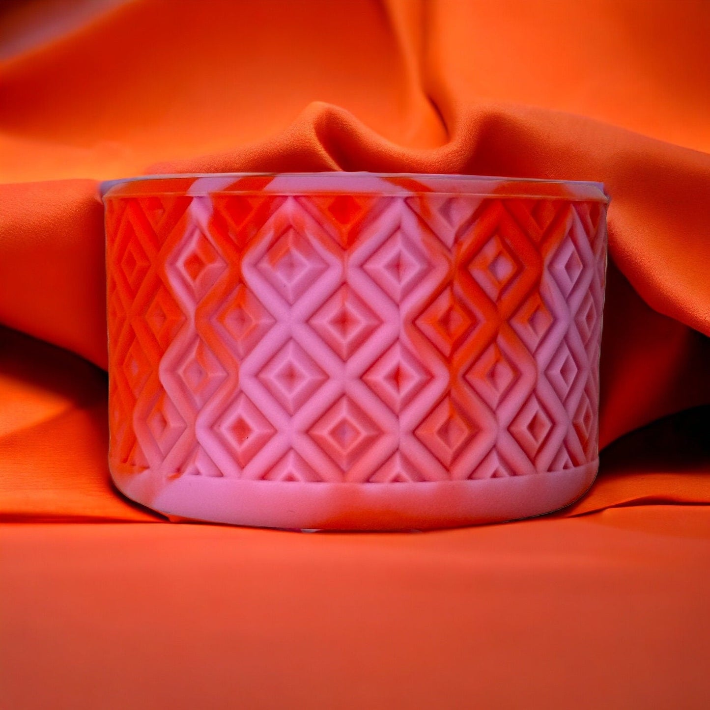 Orange & Orchid Swirl | Diamond | Silicone Boot