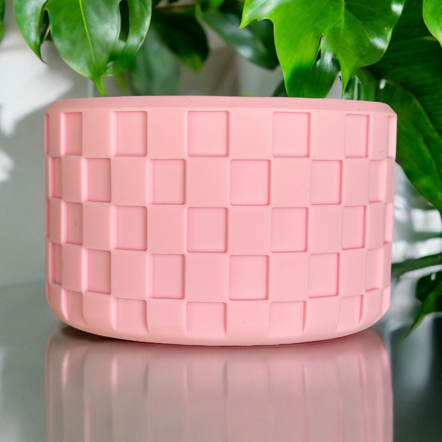 Pink Sugar | Checkered Texture | Silicone Boot