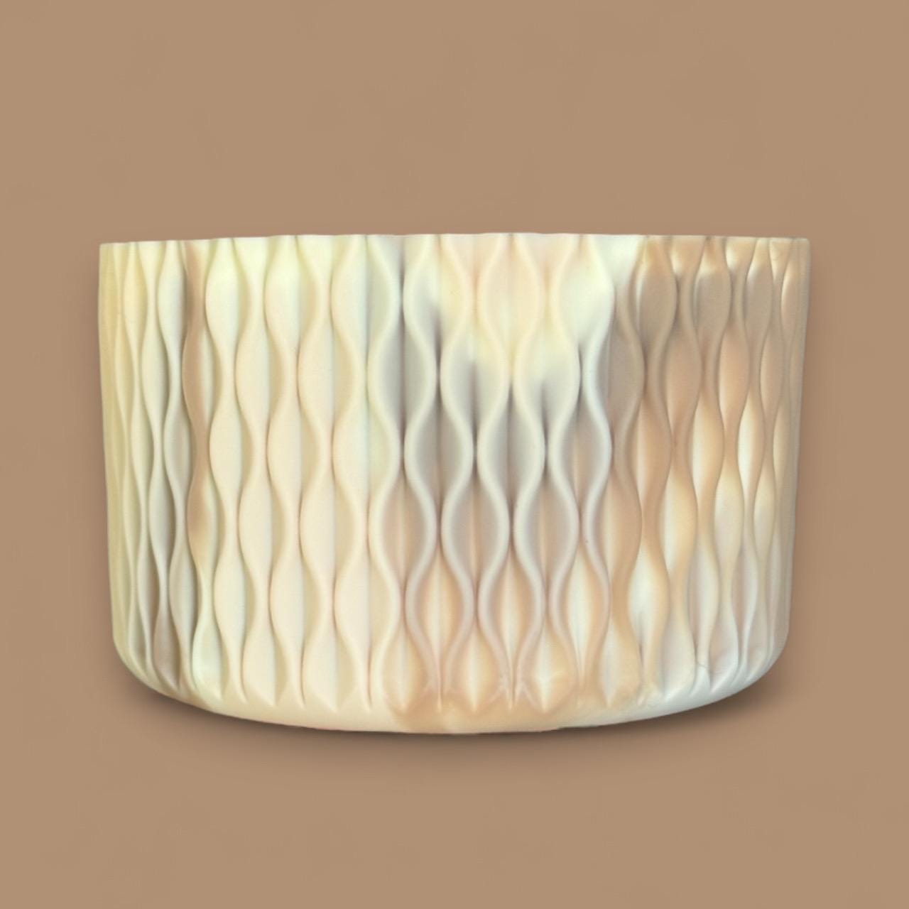 Almond Rose Swirl | Waves Texture | Silicone Boot