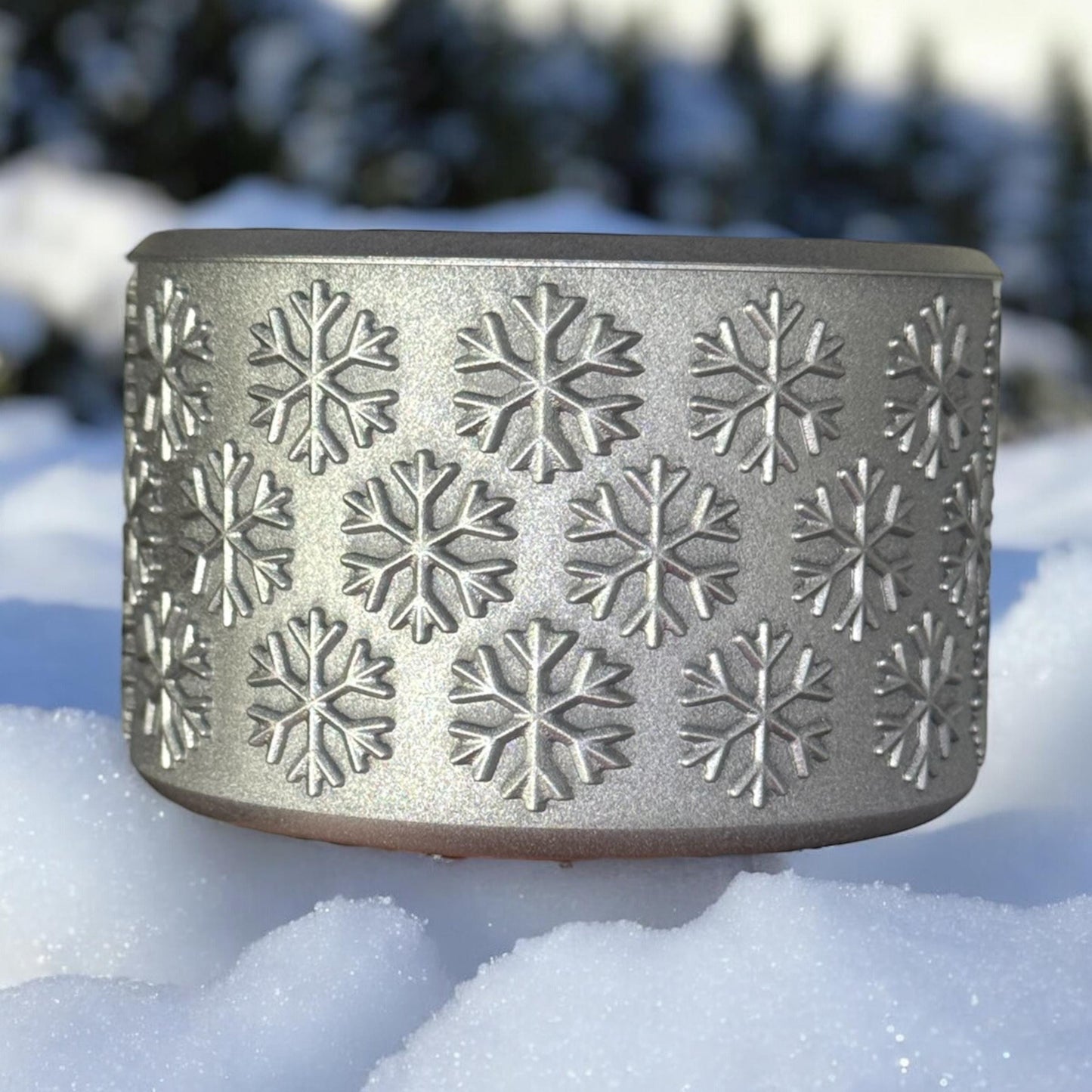 Silver | Snowflake | Silicone Boot