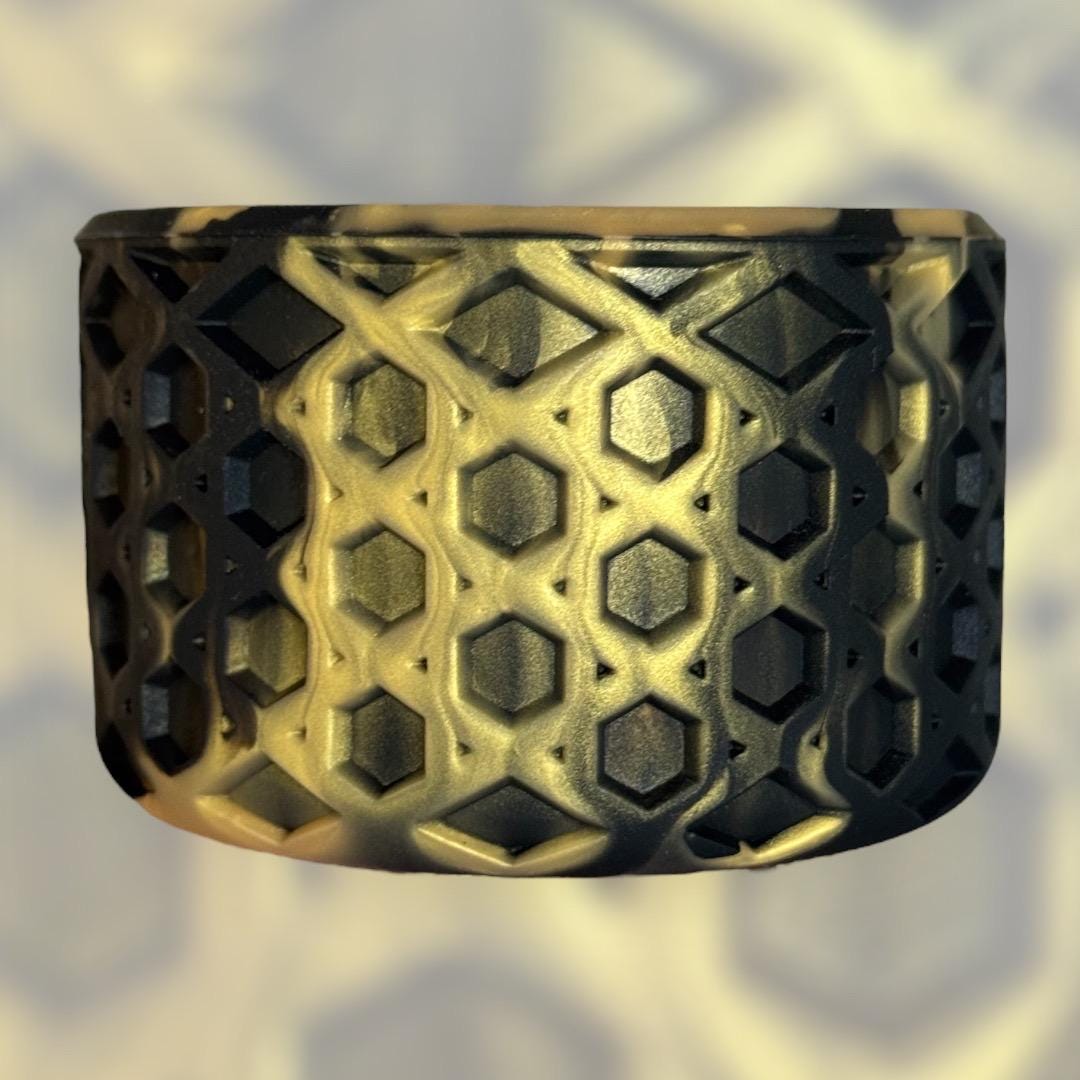 Black & Gold | Waffle | Silicone Boot
