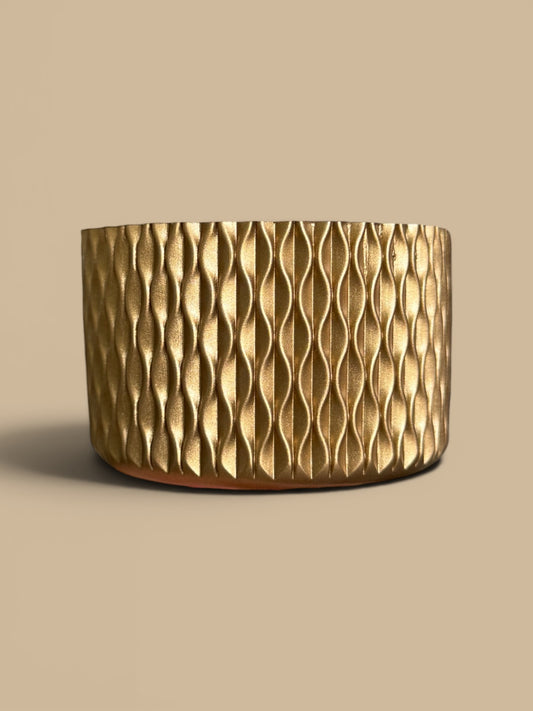 Champagne | Waves Texture | Silicone Boot