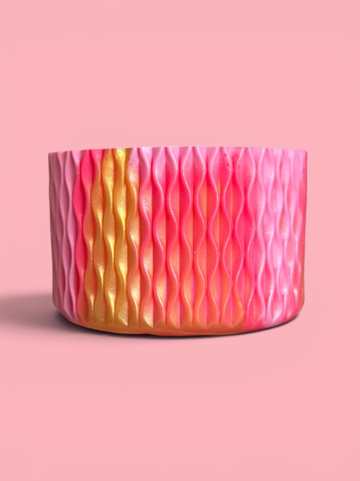 Pink Parade | Waves Texture | Silicone Boot