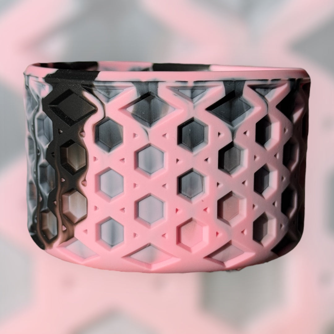 Pink & Black | Waffle | Silicone Boot