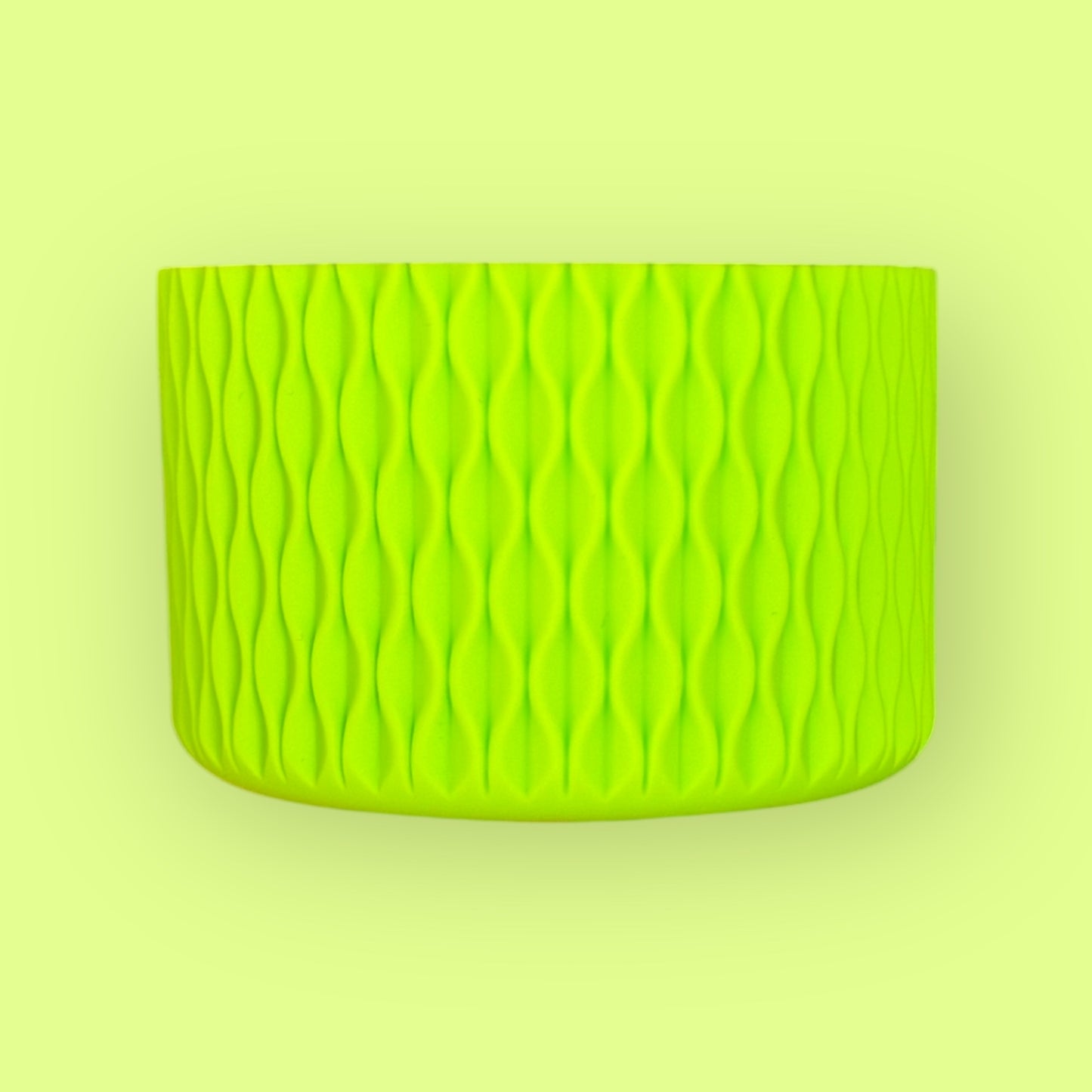 Lime | Waves Texture | Silicone Boot