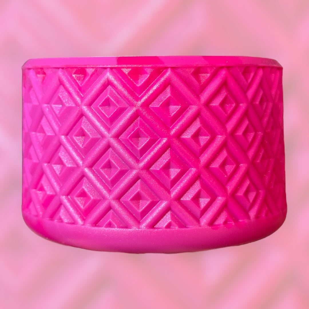 Pink on Pink Shimmer Swirl | Diamond | Silicone Boot
