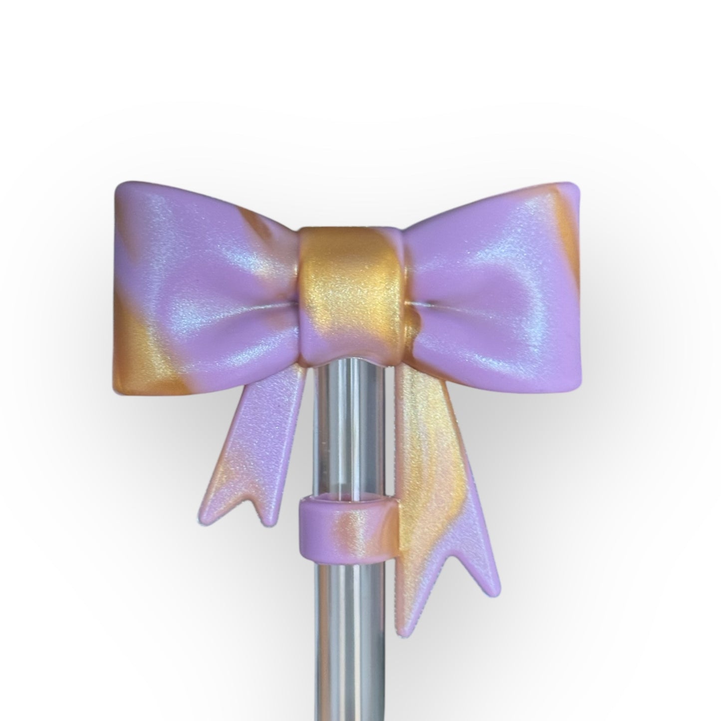 Happy Thoughts Shimmer Bow | Straw Topper 10mm