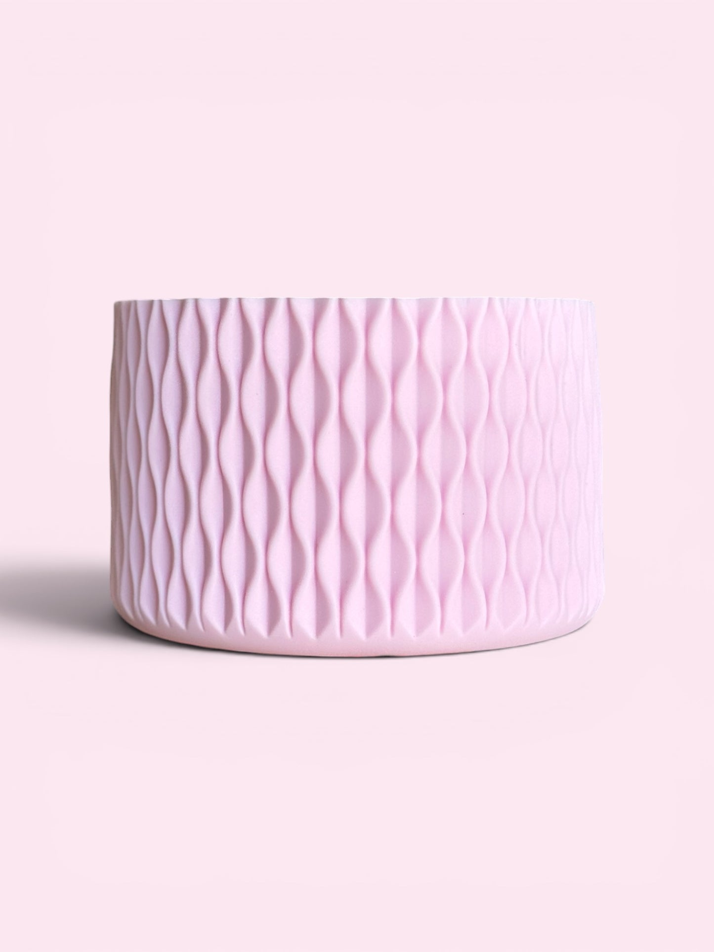 Pink Frost | Waves Texture | Silicone Boot