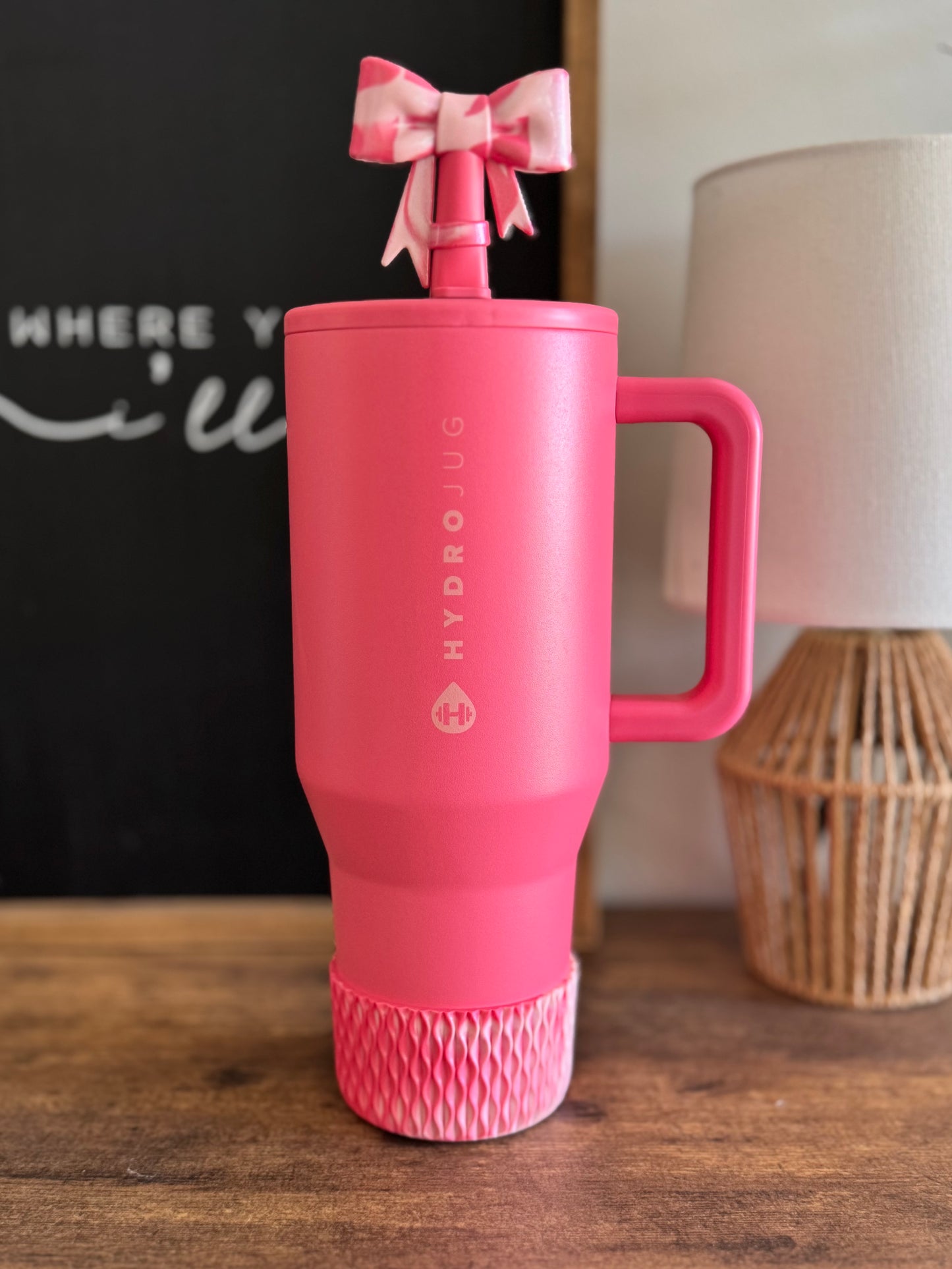 Salmon Glow Shimmer | Waves Texture | Silicone Boot