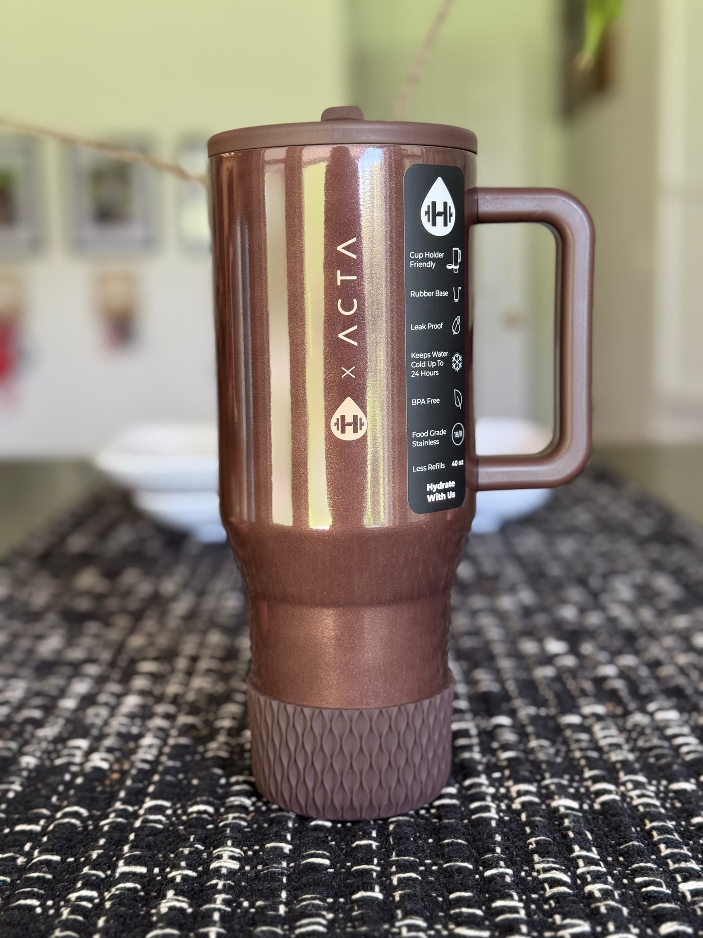 Chocolate | Waves Texture | Silicone Boot