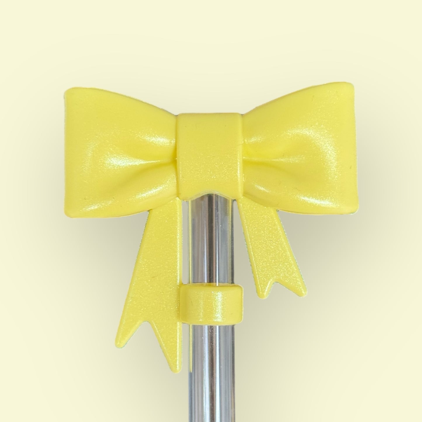 Pomelo Yellow | Bow | Straw Topper 10mm