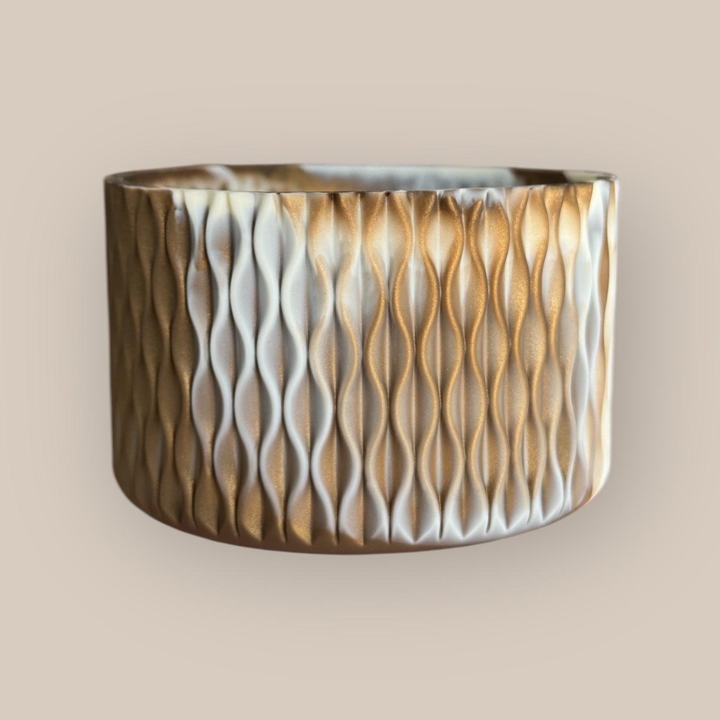 Cream & Magnolia | Waves Texture | Silicone Boot