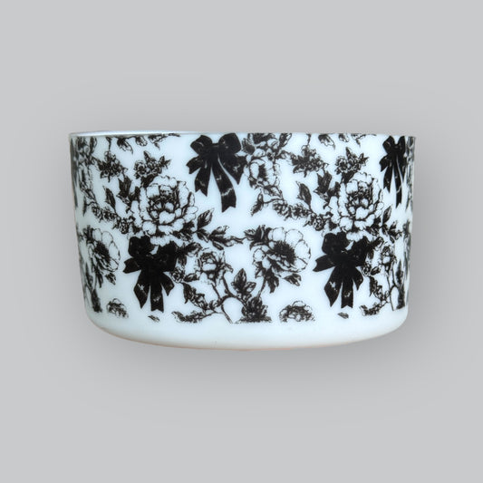Dark Floral and Bows | Silicone Boot