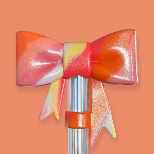 Summer Heat | Bow | Straw Topper 10mm