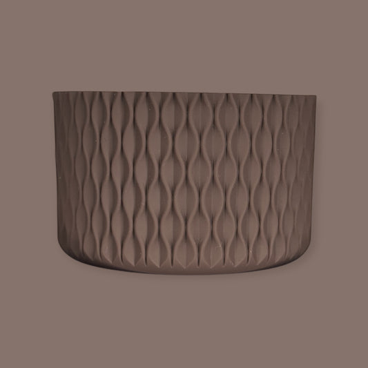 Chocolate | Waves Texture | Silicone Boot