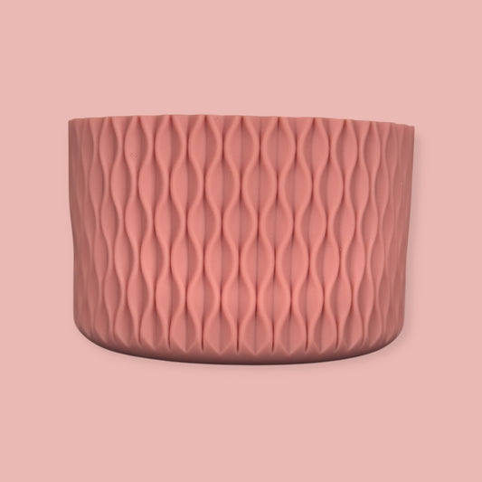 Antique Pink | Waves Texture | Silicone Boot