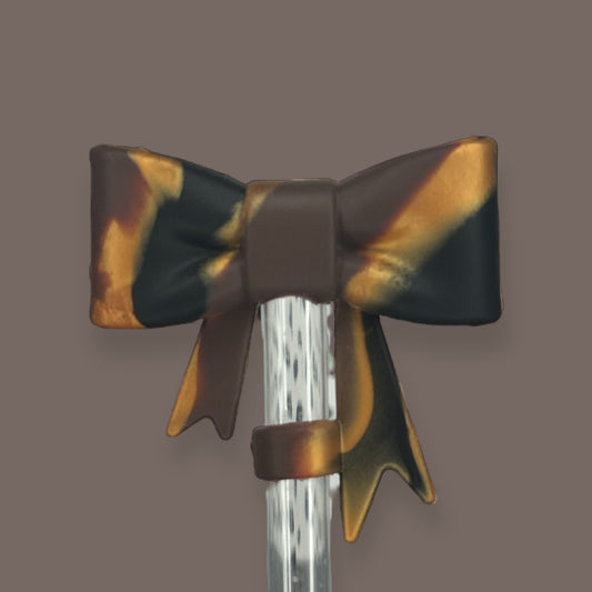 Coffee Blend | Bow | Straw Topper 10mm