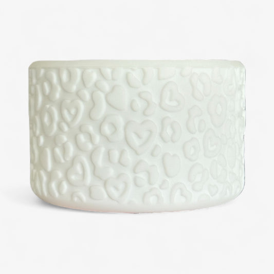 White | Leopard Love Texture