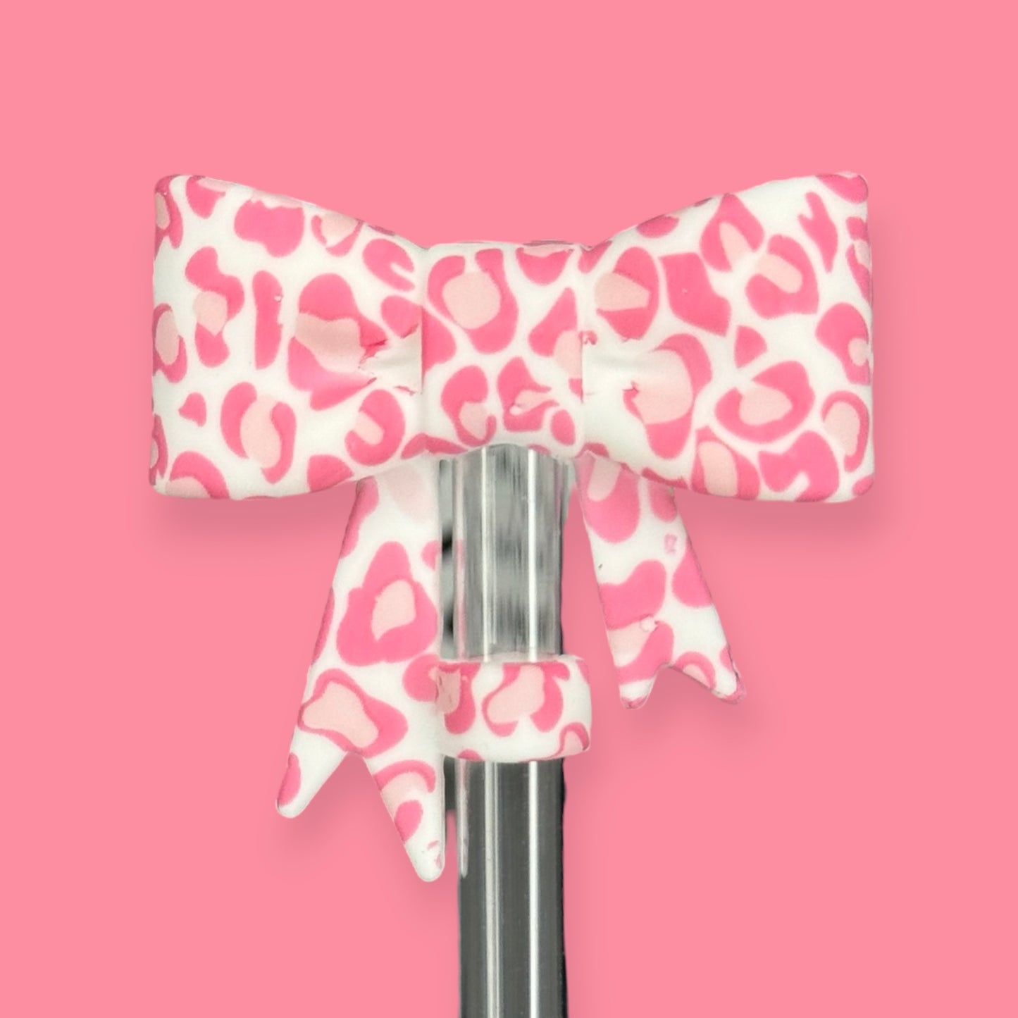 Pink Leopard | Straw Topper 10mm