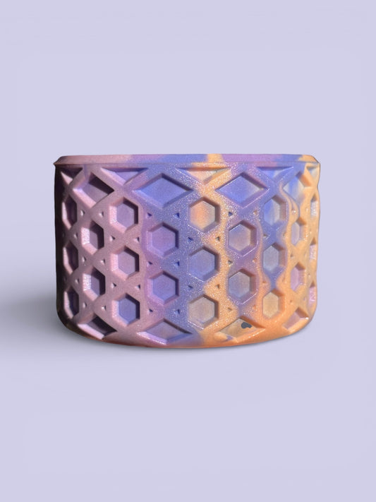 Peach Dusk Shimmer | Waffle | Silicone Boot