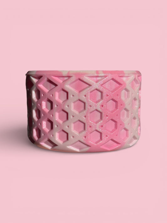 Pink Cloud Shimmer | Waffle | Silicone Boot