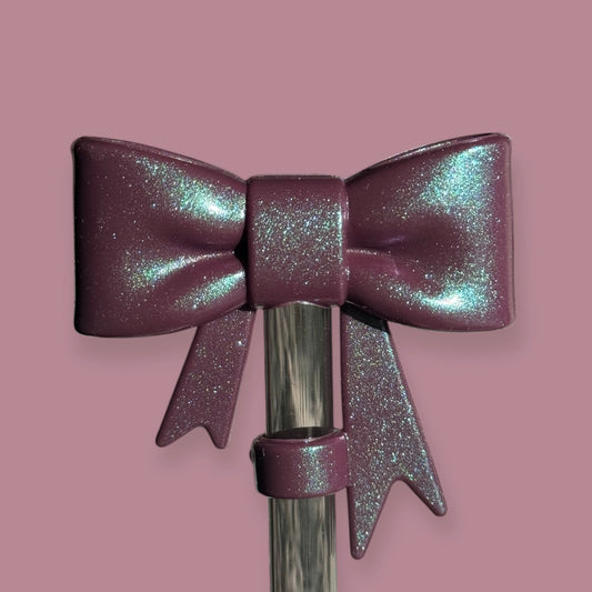Ember Shimmer | Bow | Straw Topper 10mm