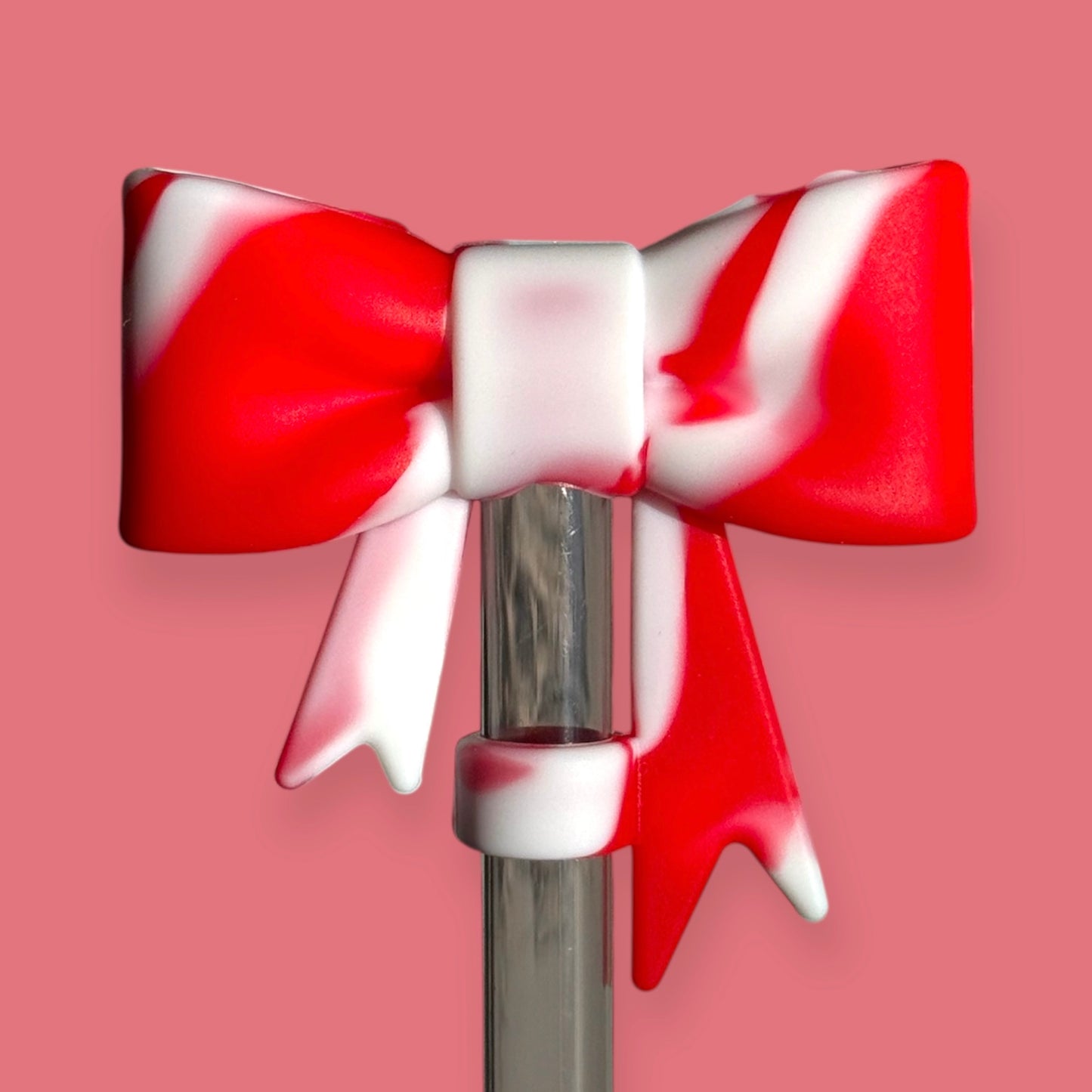 Cherry Vanilla | Bow | Straw Topper 10mm
