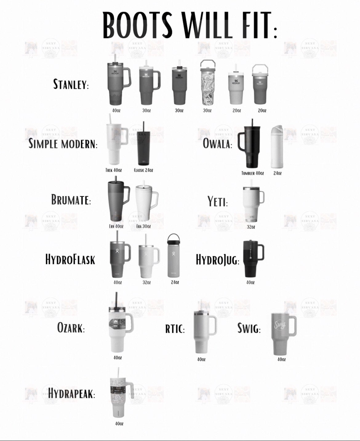 Lemons Silicone Boot Stanley/Simple Modern/Brumate/Hydrojug