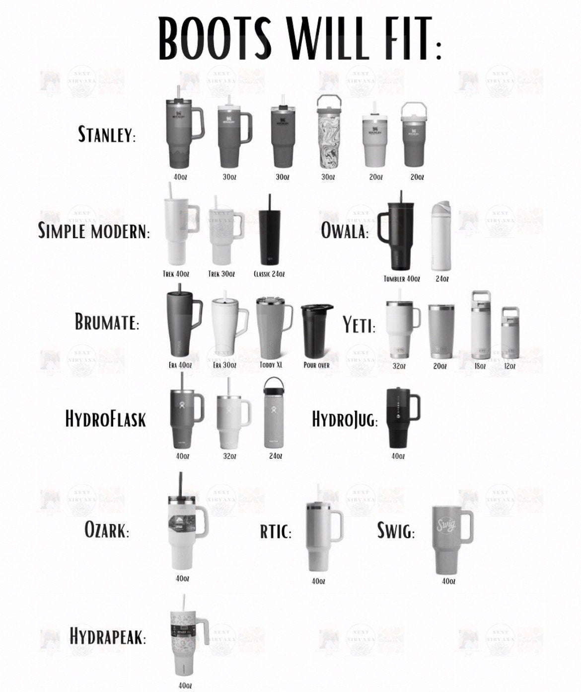 Bay Waffle Silicone Boot Stanley/Simple Modern/Brumate/Hydrojug