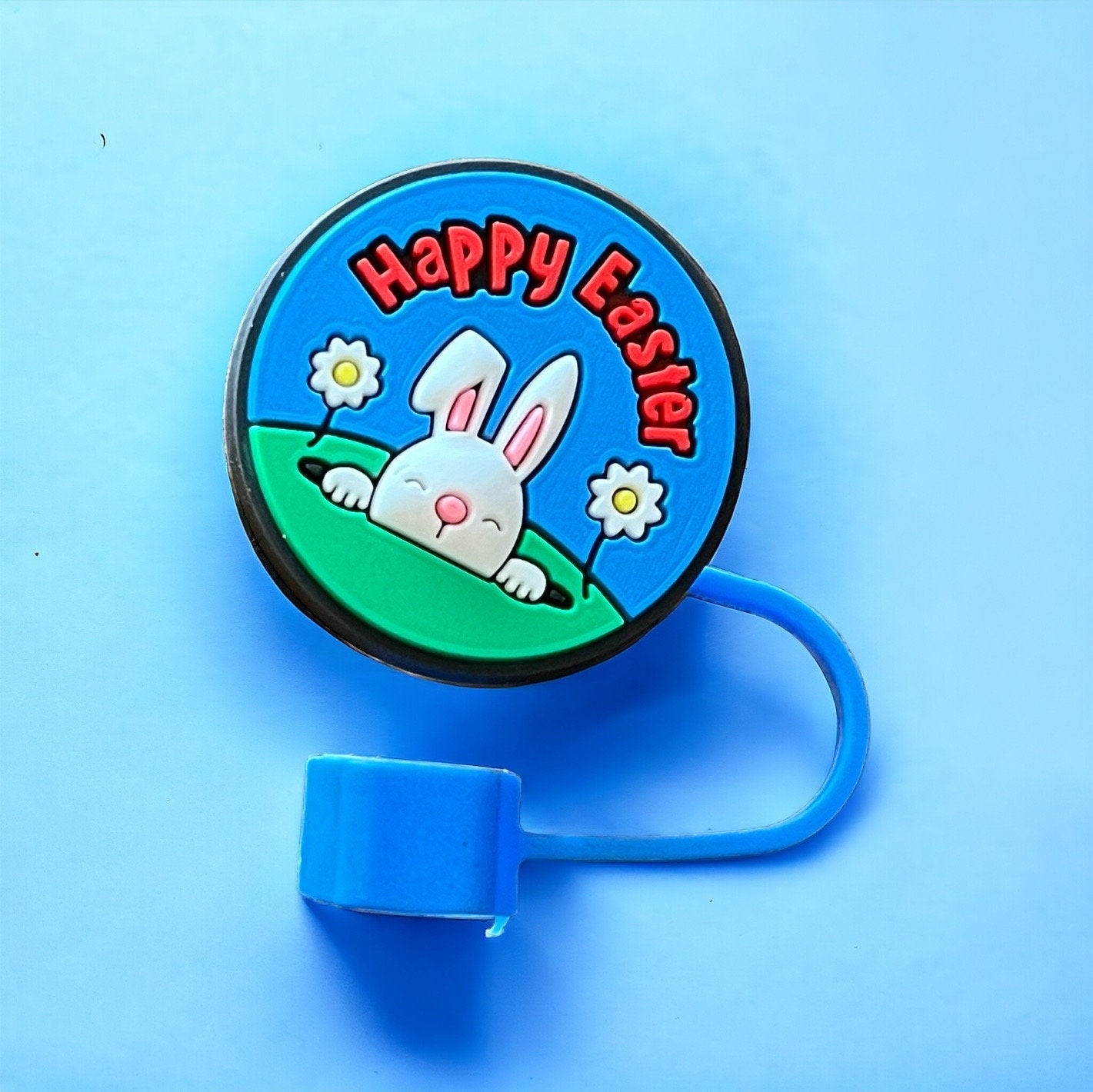 Happy Easter | Straw Topper 10mm