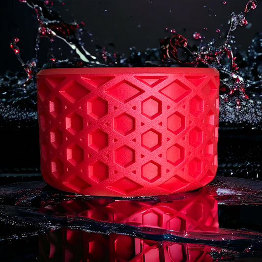 Red Pearl Waffle Silicone Boot Stanley/Simple Modern/Brumate/Hydrojug