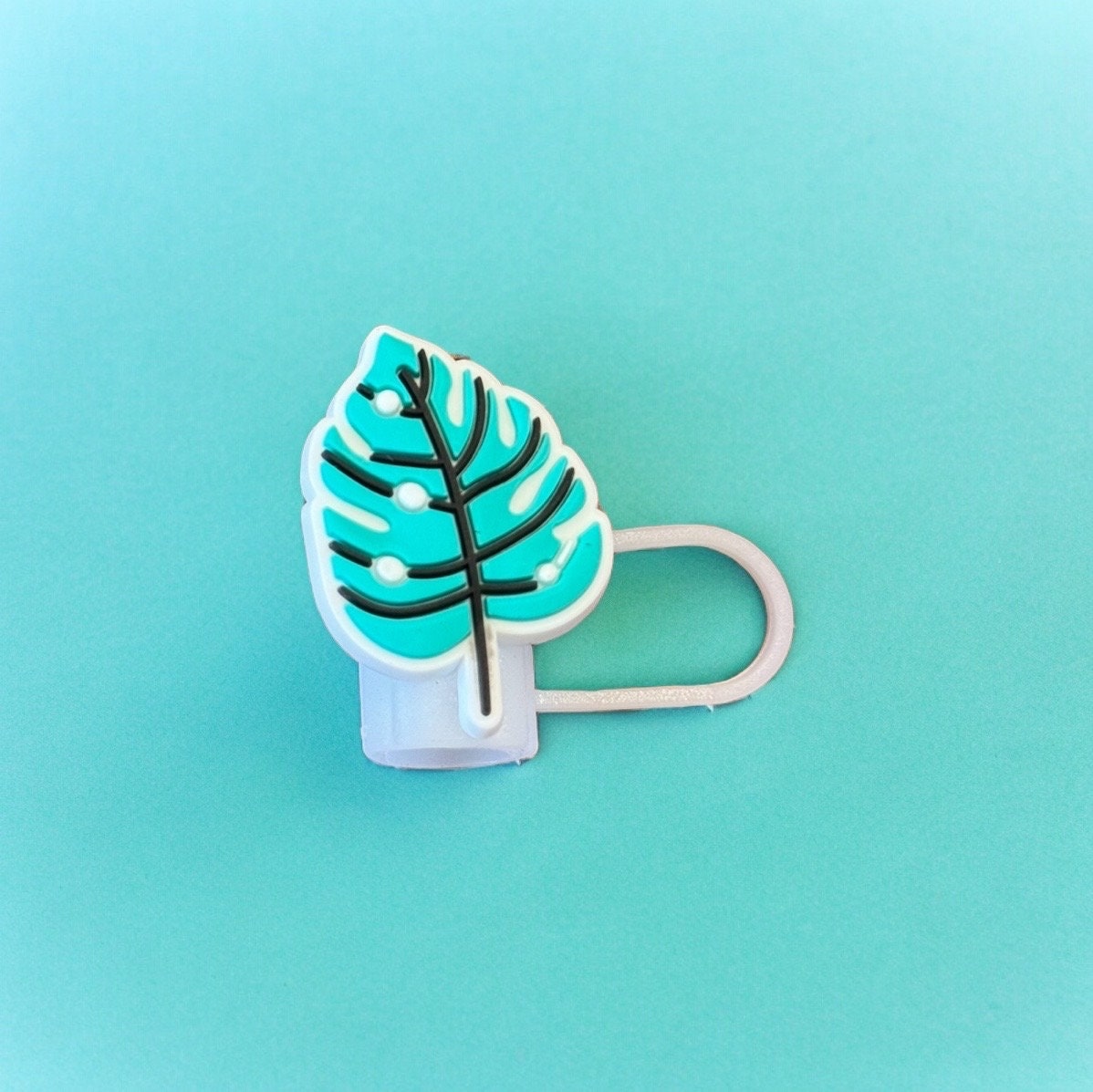 Summer Monstera | Straw Topper 10mm