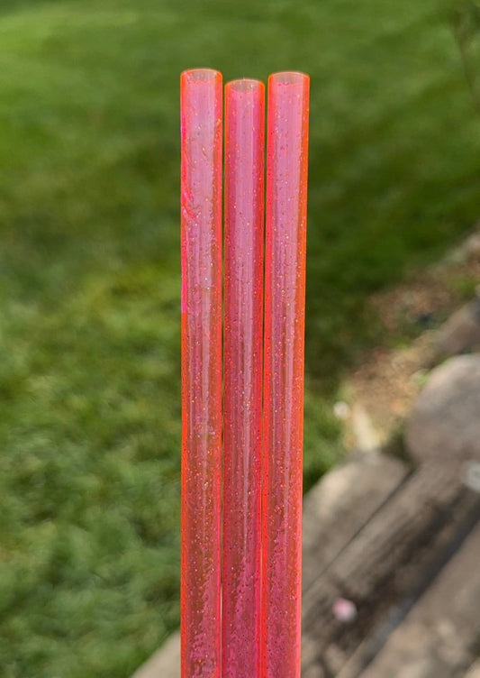 Pink Sparkle | (1) Straw 10mm for 40oz Stanley/Simple Modern