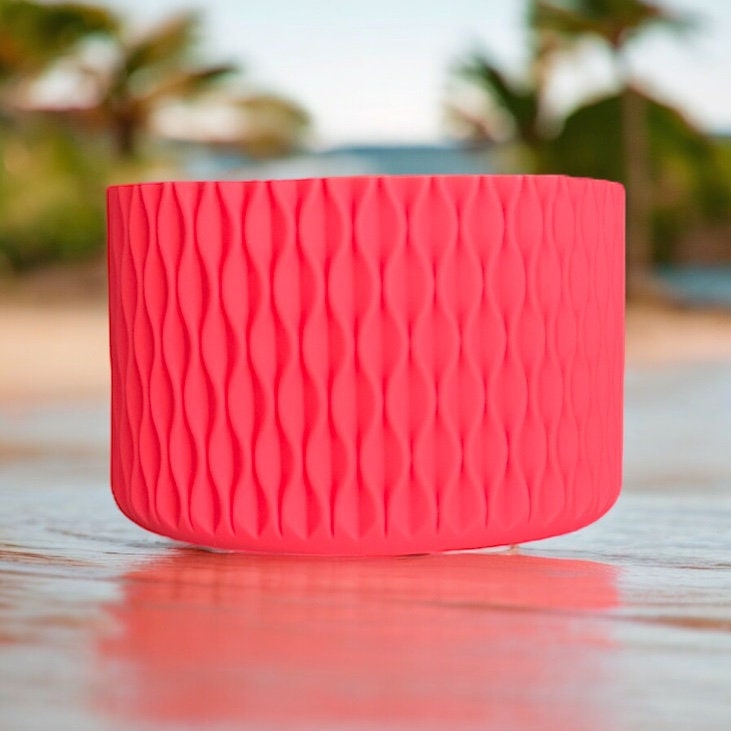 Hibiscus | Waves Texture | Silicone Boot