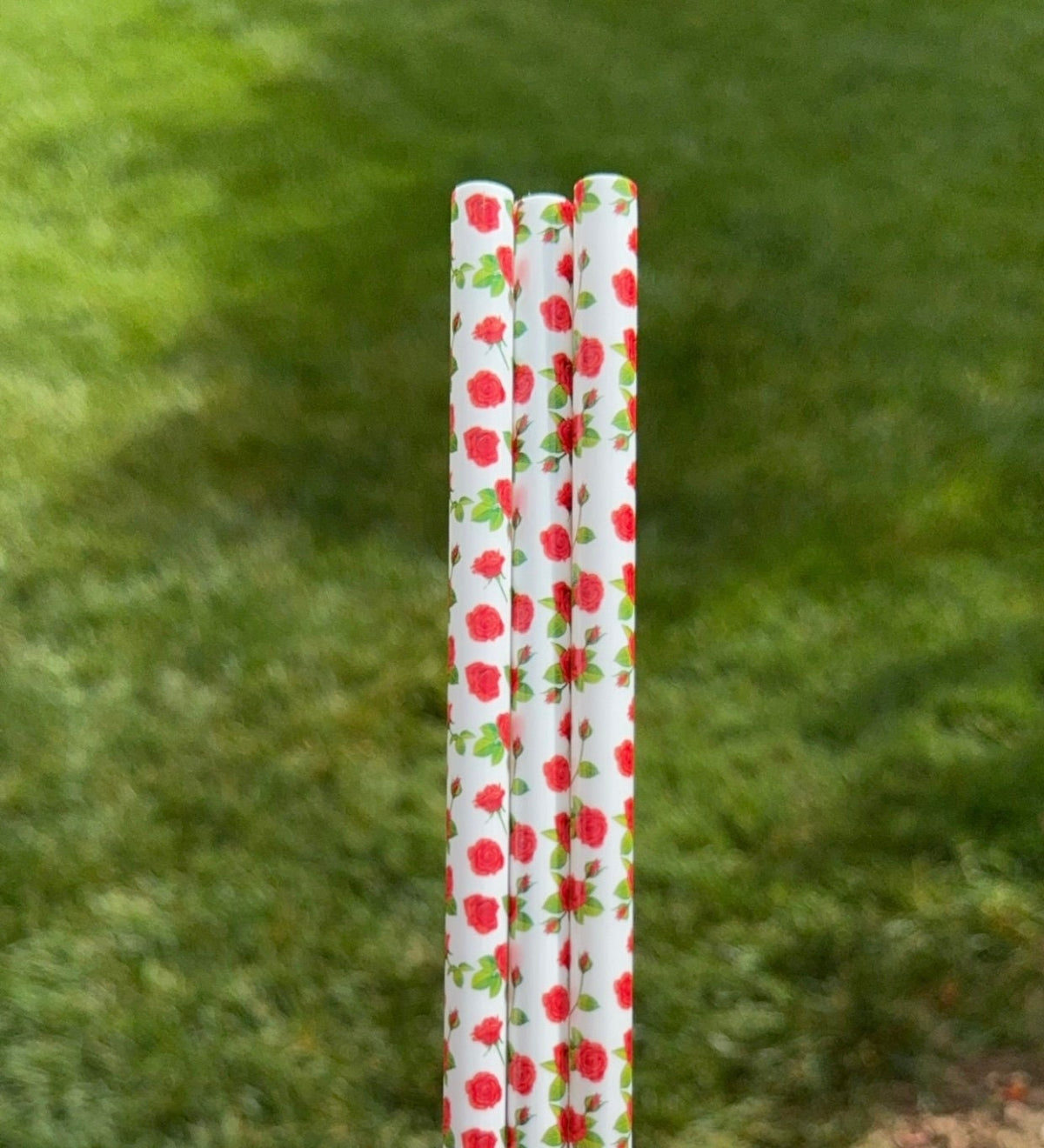 Straw Roses Roses | (1) Straw 10mm for 40oz Stanley/Simple Modern – Sip n’ Style