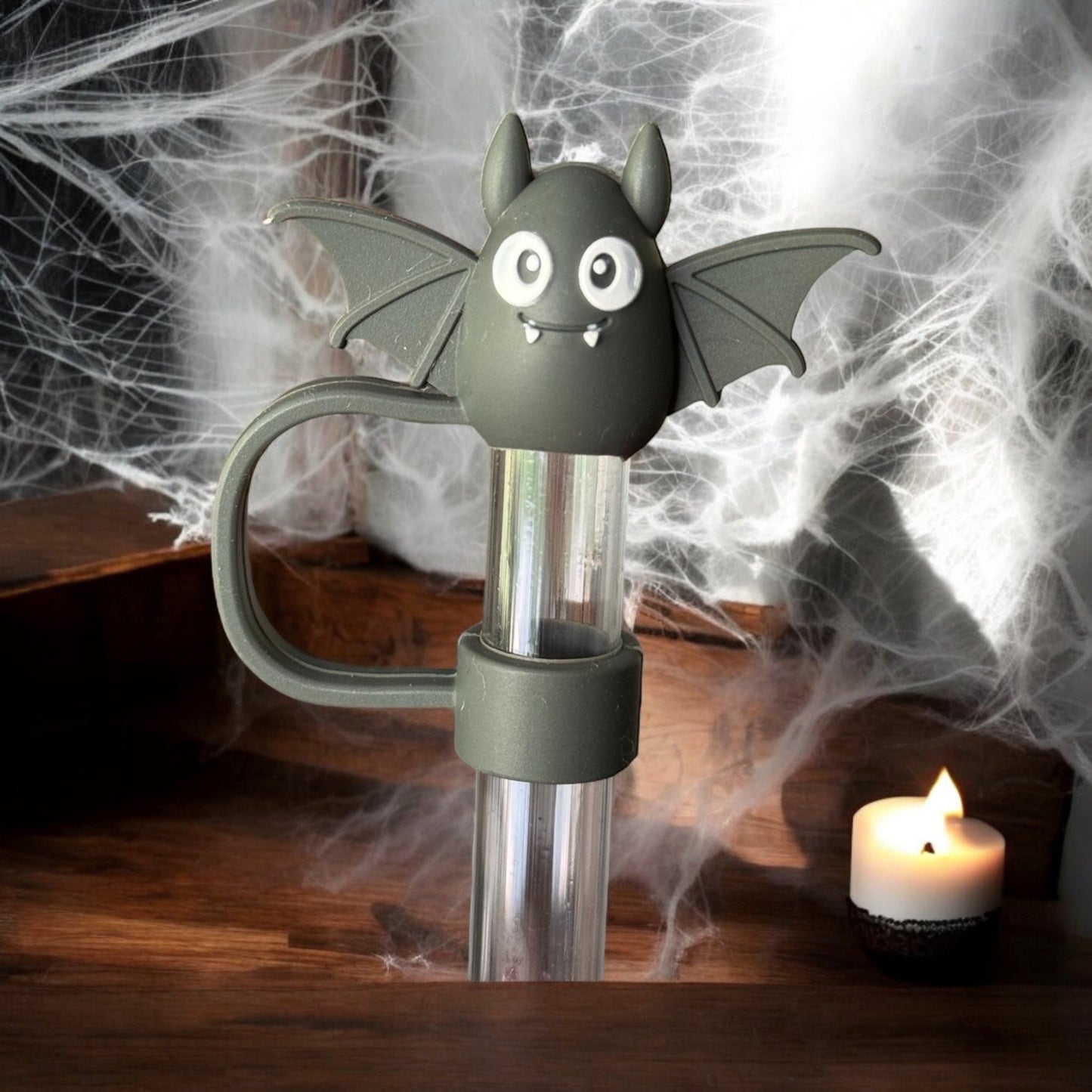 Halloween Bat | Straw Topper 10mm