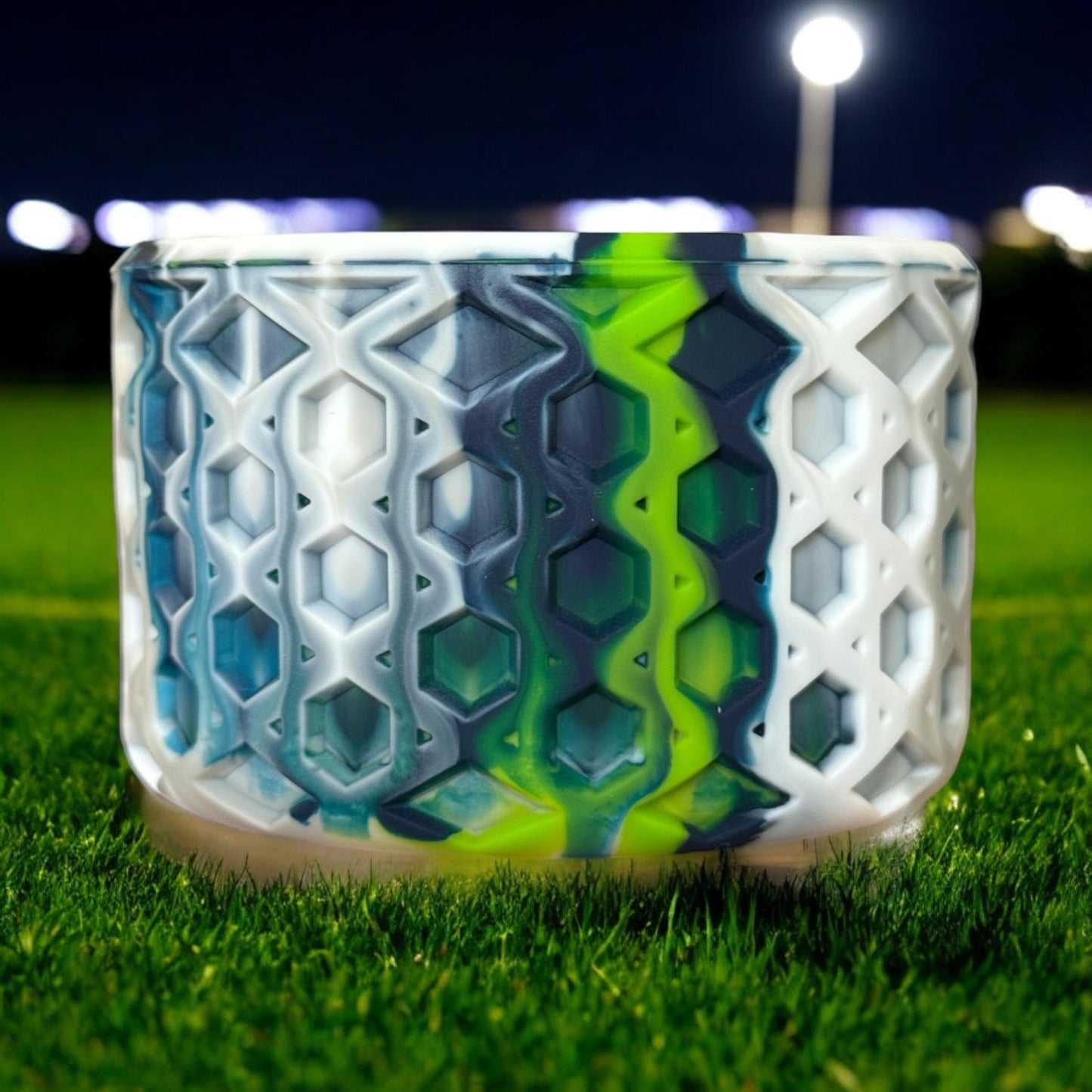 Navy, Lime & White Season | Waffle | Silicone Boot