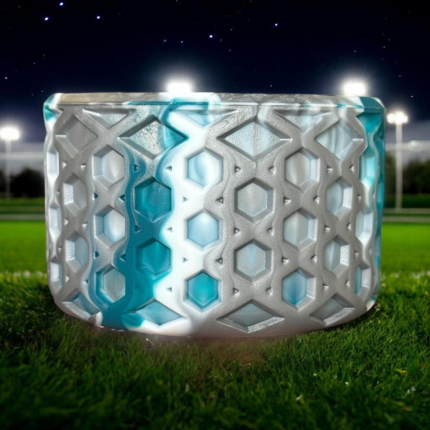 Silver, Green & White Season | Waffle | Silicone Boot