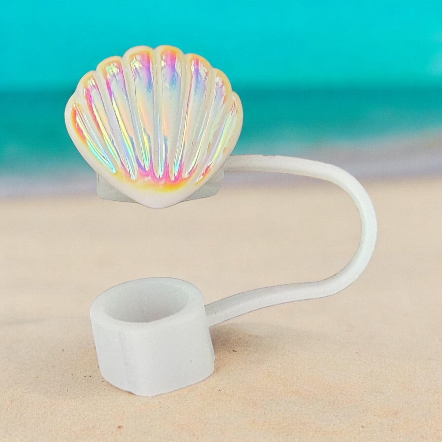 Irridescent Seashell | Straw Topper 10mm