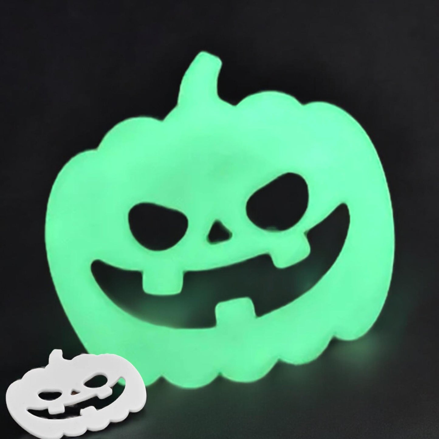 Glow in the Dark Pumpkin Coaster