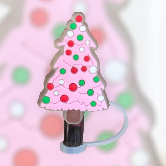 LED Pink Tree | Straw Topper 10mm