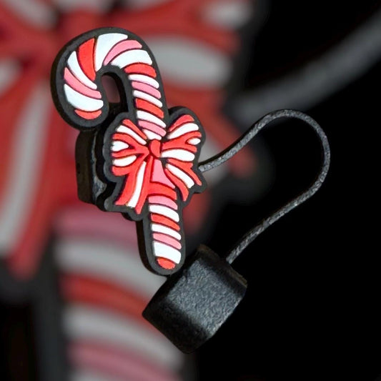 Candy Cane | Straw Topper 10mm