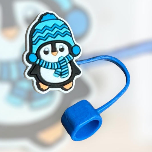 Cozy Penguin | Straw Topper 10mm