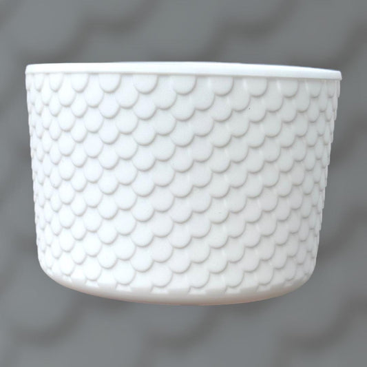 White | Mermaid Scales 40oz Owala Silicone Boot