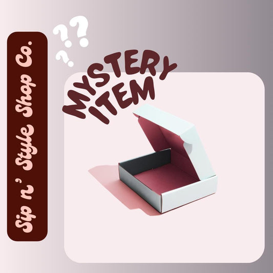 Mystery Item | Silicone Boot (Print or Texture), Bow, Coaster, or Straws!